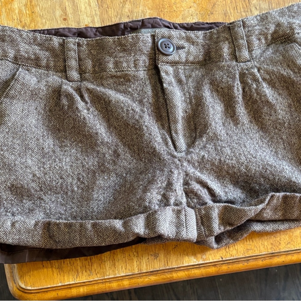 Old Navy Brown herringbone Women Shorts